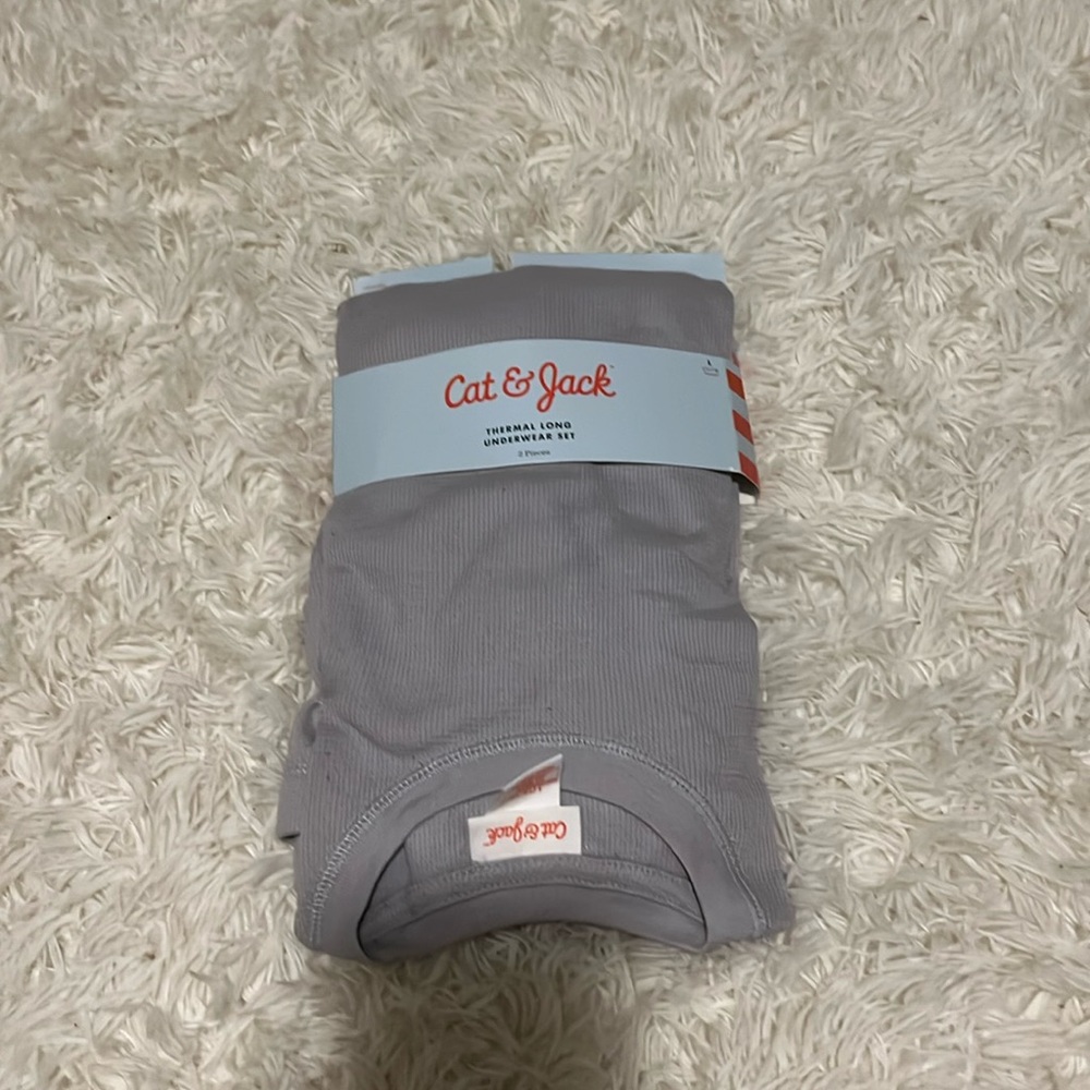 Cat and Jack size large 12/14 thermal long underwear set